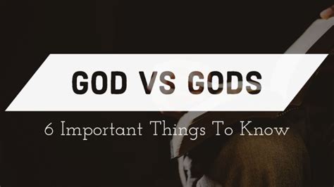lord god vs god.